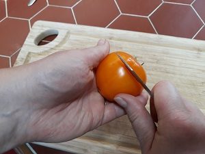 éplucher les tomates 3