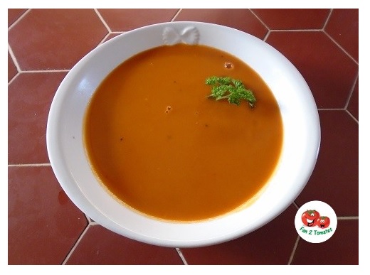 soupe PN pour une recette avec des tomates